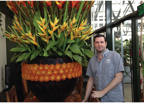 Careers in floral arranging for large-scale commercial displays and events