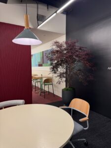 Japanese maple tree in NeoCon workspace display